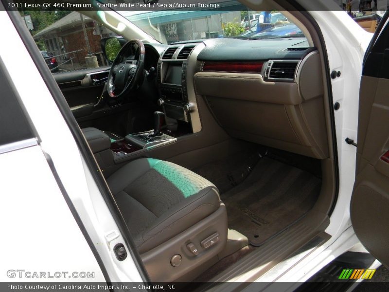 Starfire White Pearl / Sepia/Auburn Bubinga 2011 Lexus GX 460 Premium