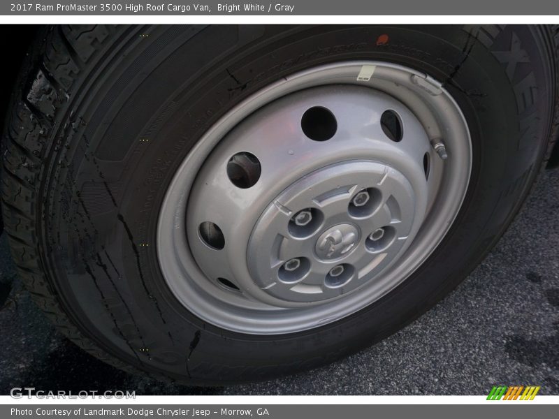 Bright White / Gray 2017 Ram ProMaster 3500 High Roof Cargo Van