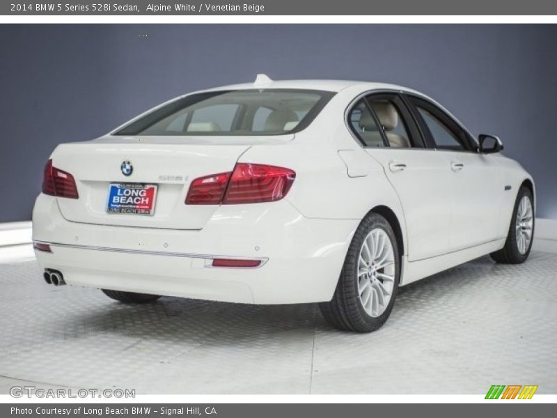 Alpine White / Venetian Beige 2014 BMW 5 Series 528i Sedan