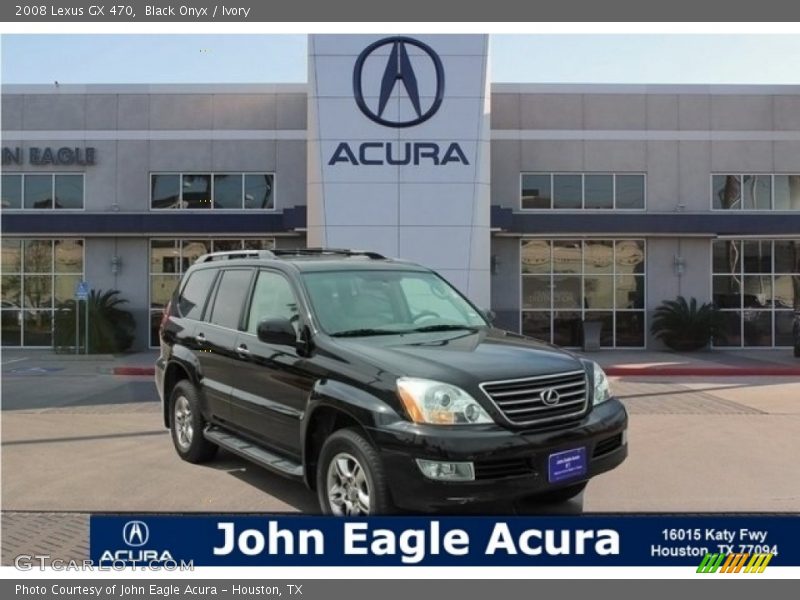 Black Onyx / Ivory 2008 Lexus GX 470