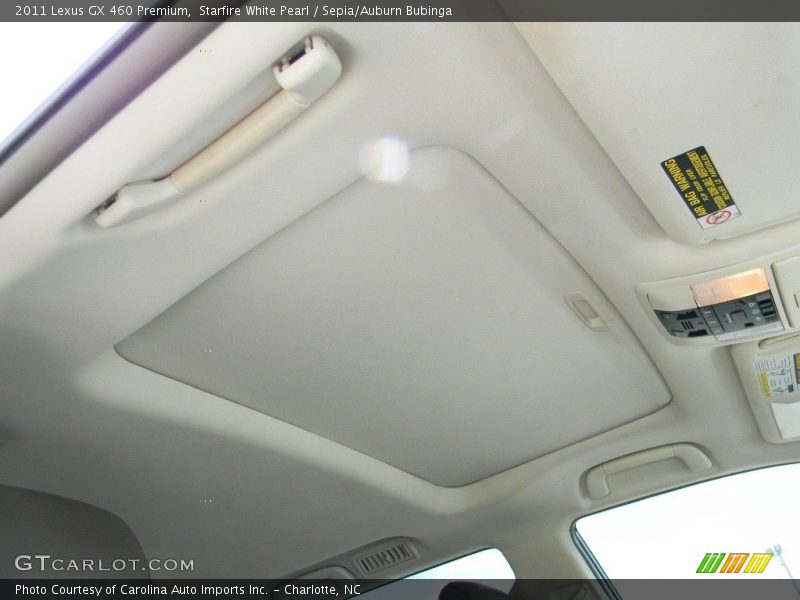 Starfire White Pearl / Sepia/Auburn Bubinga 2011 Lexus GX 460 Premium