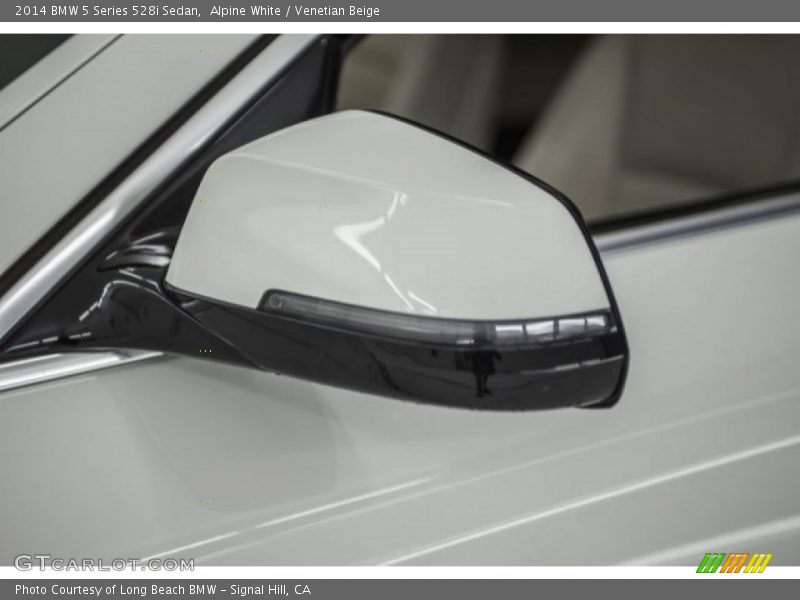 Alpine White / Venetian Beige 2014 BMW 5 Series 528i Sedan