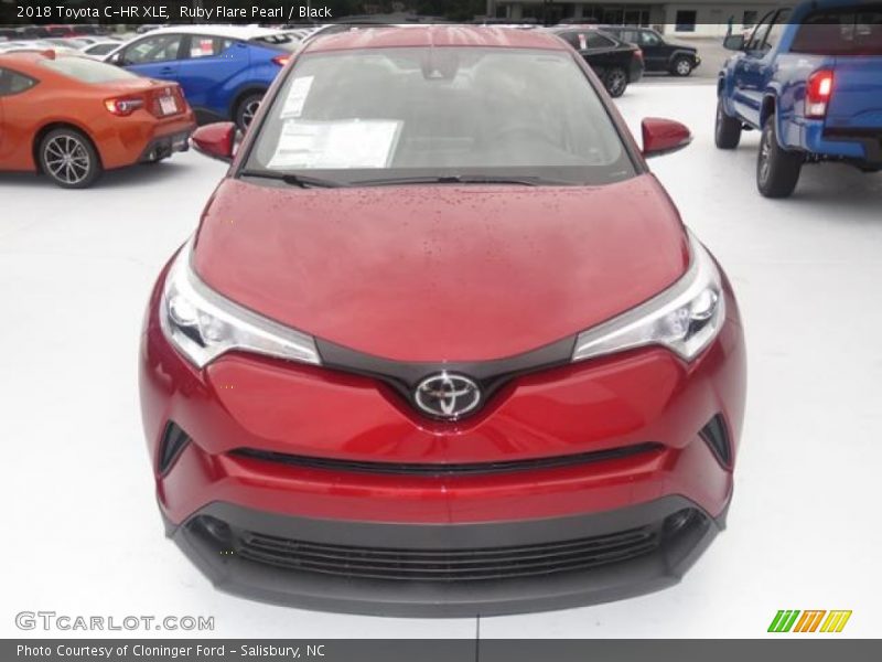 Ruby Flare Pearl / Black 2018 Toyota C-HR XLE