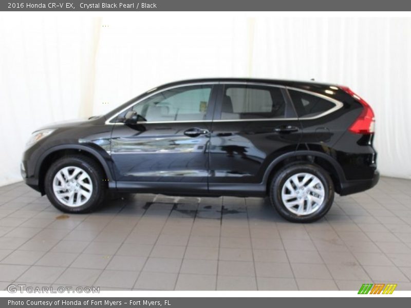 Crystal Black Pearl / Black 2016 Honda CR-V EX