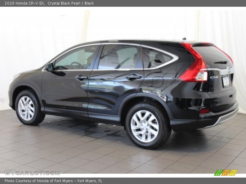 Crystal Black Pearl / Black 2016 Honda CR-V EX