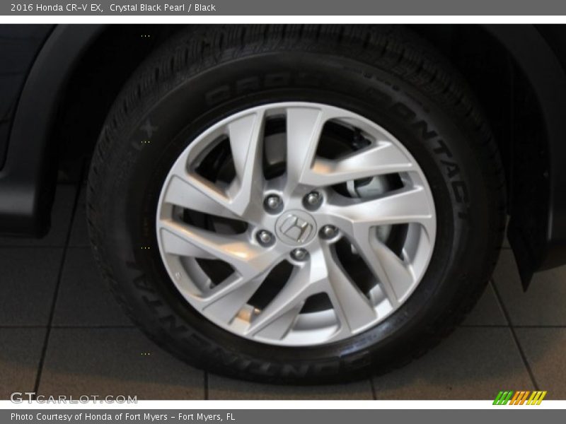 Crystal Black Pearl / Black 2016 Honda CR-V EX