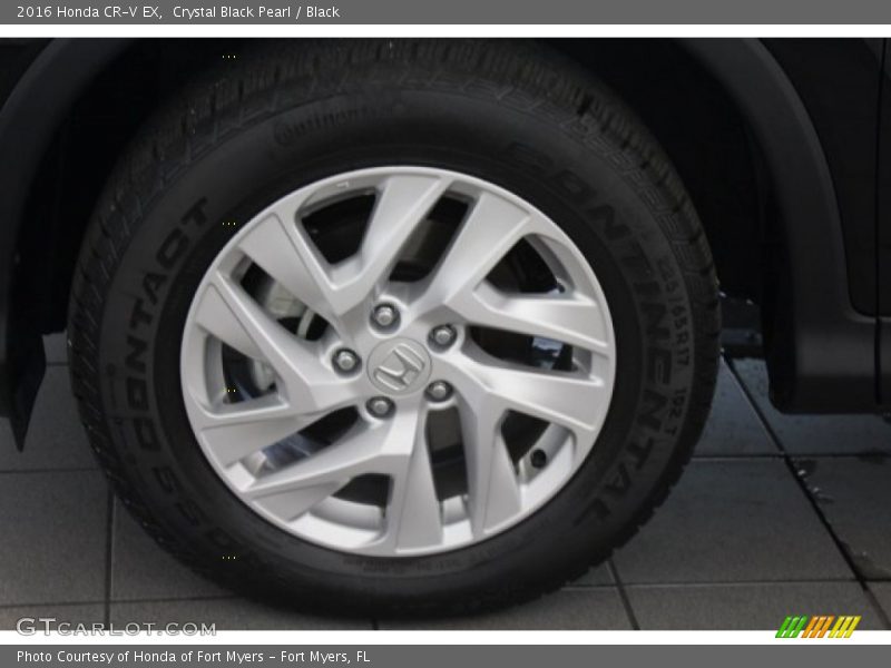 Crystal Black Pearl / Black 2016 Honda CR-V EX