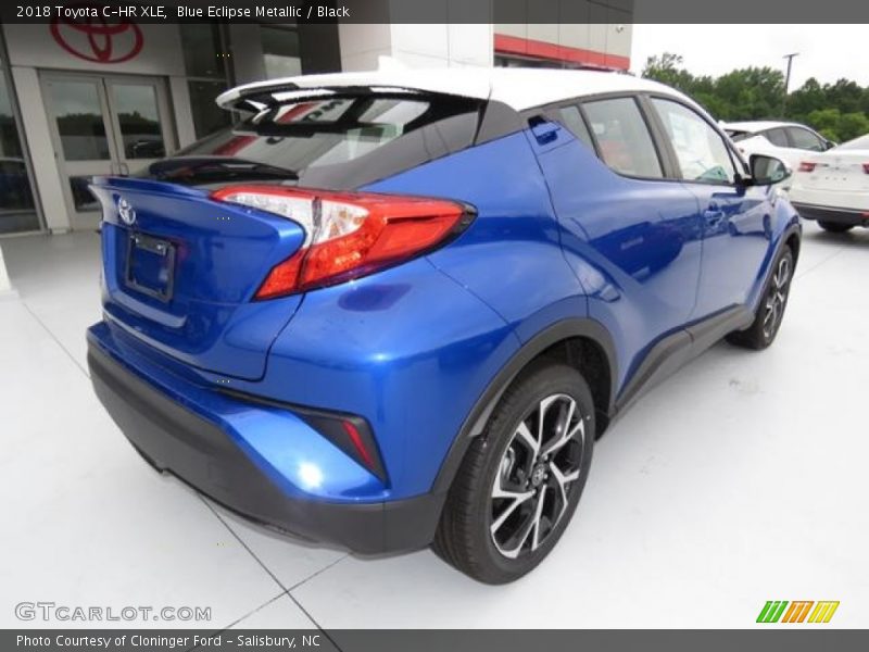 Blue Eclipse Metallic / Black 2018 Toyota C-HR XLE