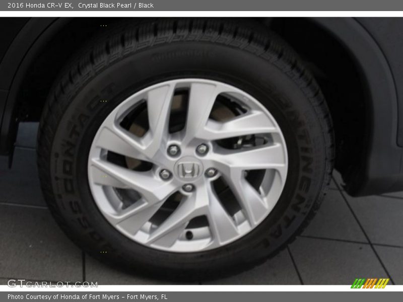Crystal Black Pearl / Black 2016 Honda CR-V EX
