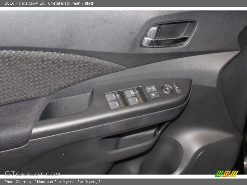 Crystal Black Pearl / Black 2016 Honda CR-V EX