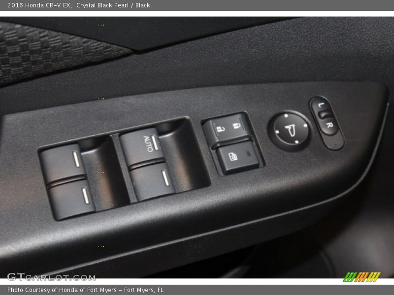Crystal Black Pearl / Black 2016 Honda CR-V EX