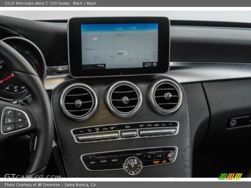 Black / Black 2016 Mercedes-Benz C 300 Sedan
