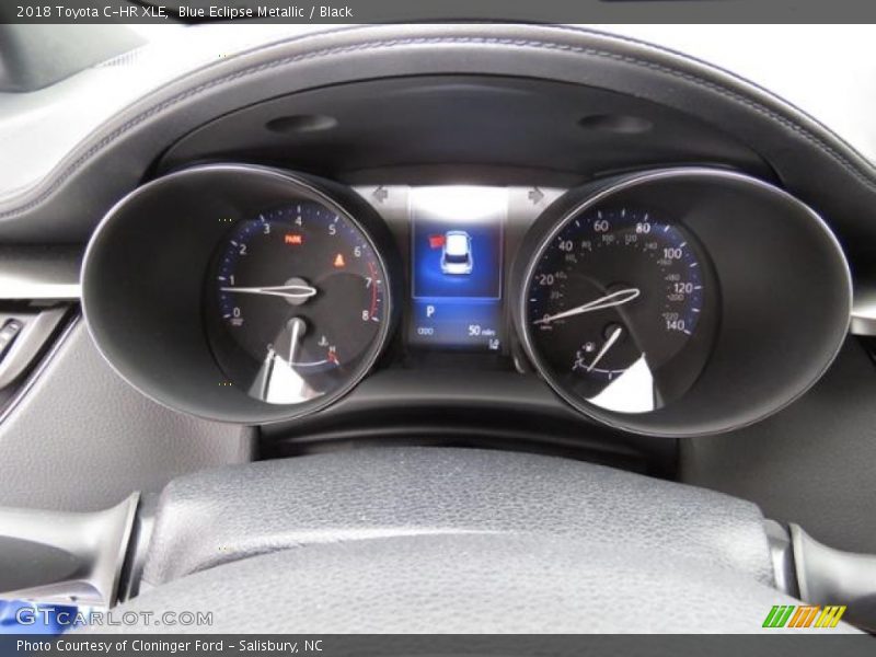 Blue Eclipse Metallic / Black 2018 Toyota C-HR XLE