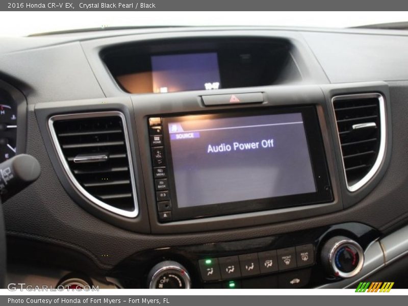 Crystal Black Pearl / Black 2016 Honda CR-V EX