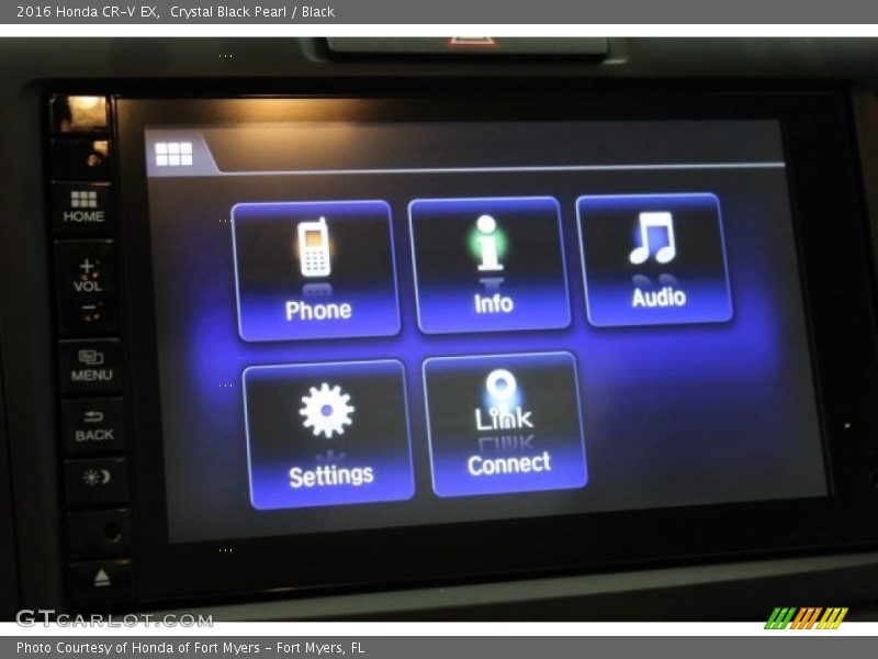 Crystal Black Pearl / Black 2016 Honda CR-V EX