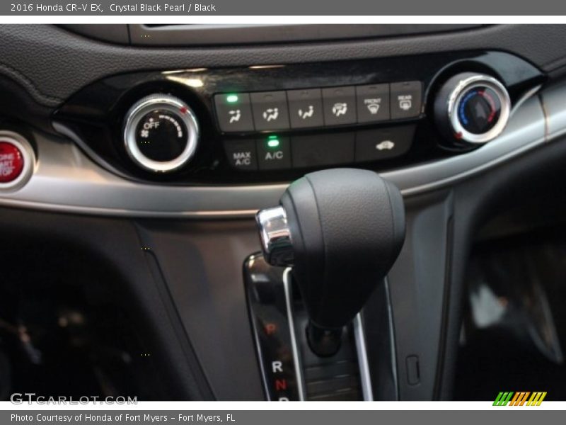 Crystal Black Pearl / Black 2016 Honda CR-V EX