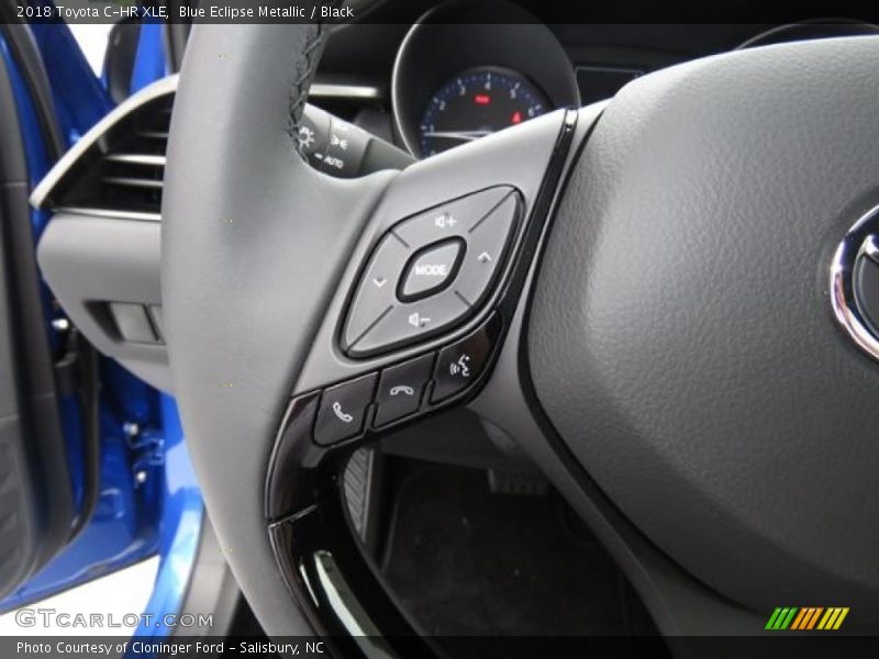 Blue Eclipse Metallic / Black 2018 Toyota C-HR XLE