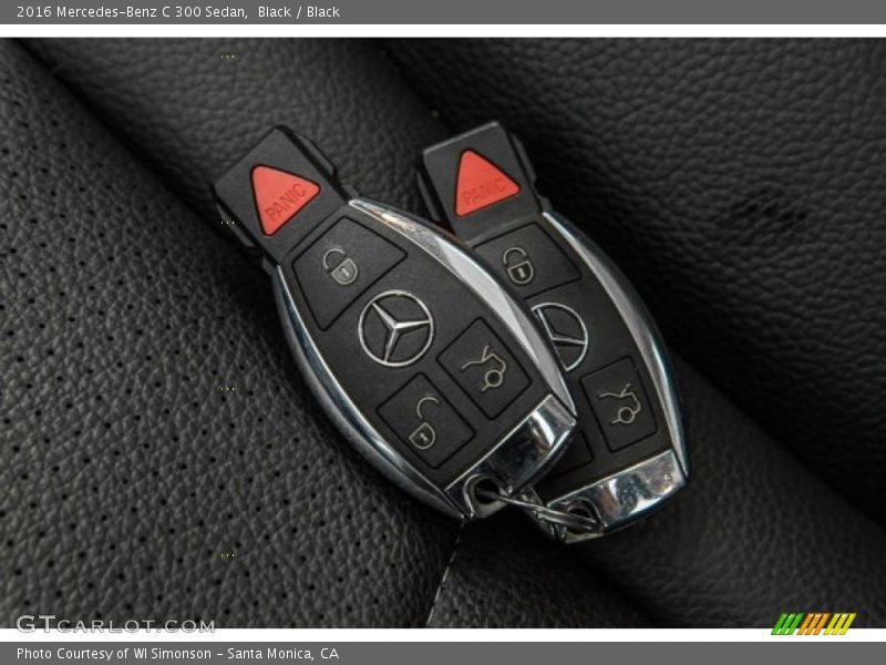 Black / Black 2016 Mercedes-Benz C 300 Sedan