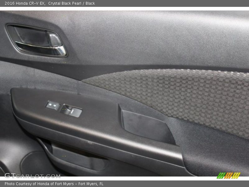 Crystal Black Pearl / Black 2016 Honda CR-V EX