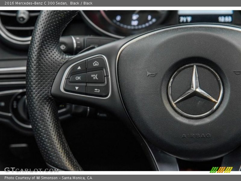 Black / Black 2016 Mercedes-Benz C 300 Sedan