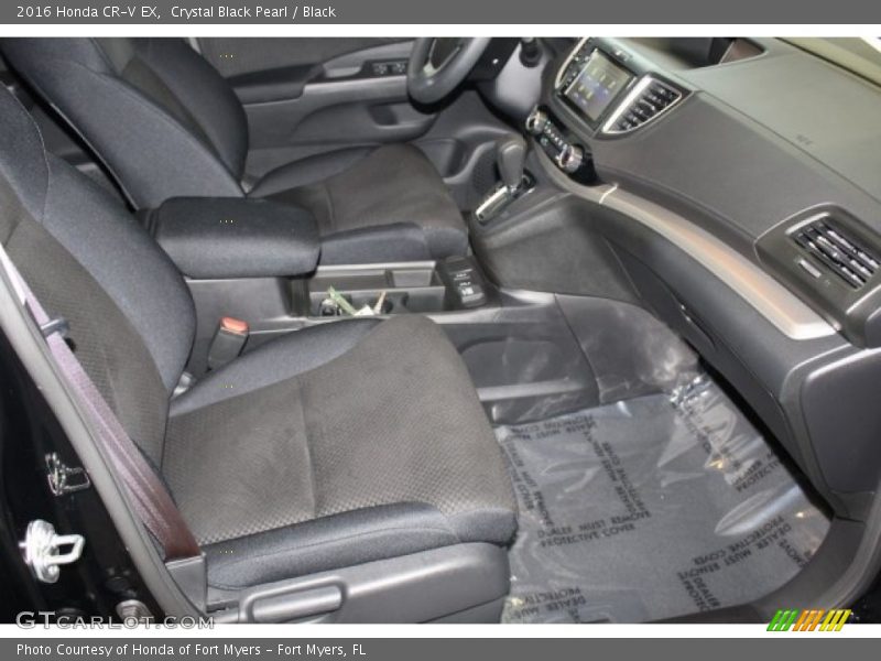 Crystal Black Pearl / Black 2016 Honda CR-V EX