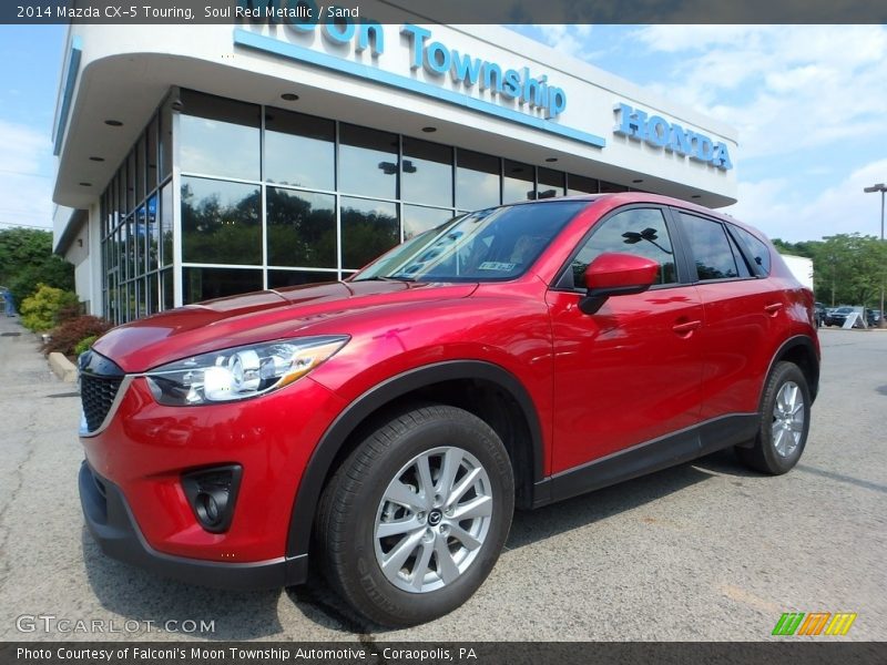 Soul Red Metallic / Sand 2014 Mazda CX-5 Touring