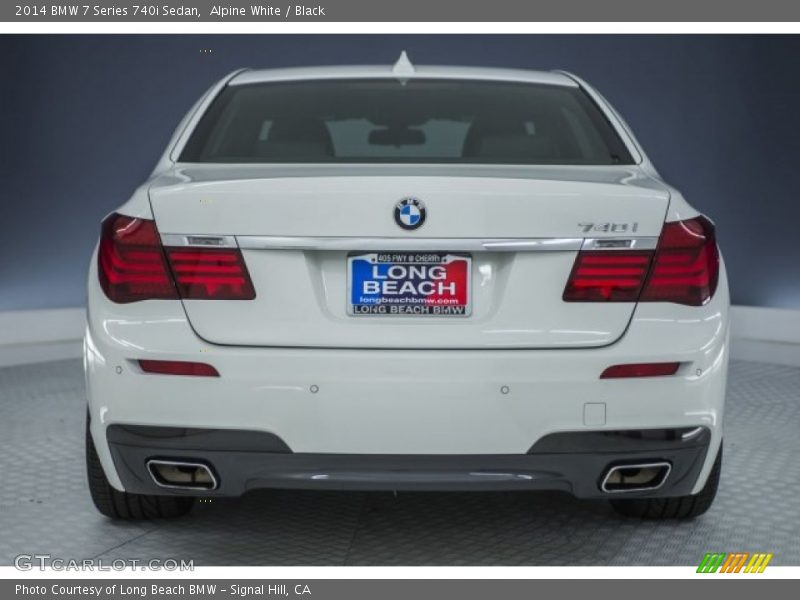 Alpine White / Black 2014 BMW 7 Series 740i Sedan
