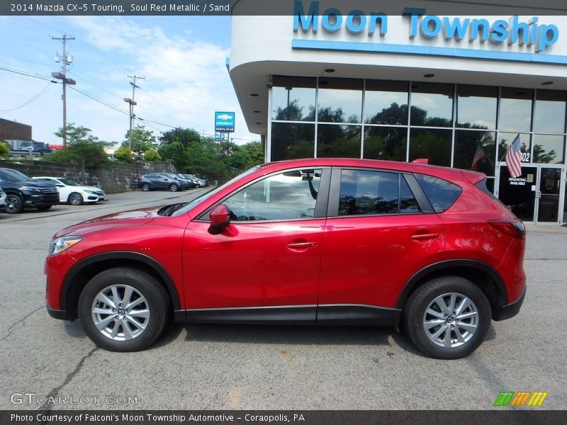 Soul Red Metallic / Sand 2014 Mazda CX-5 Touring