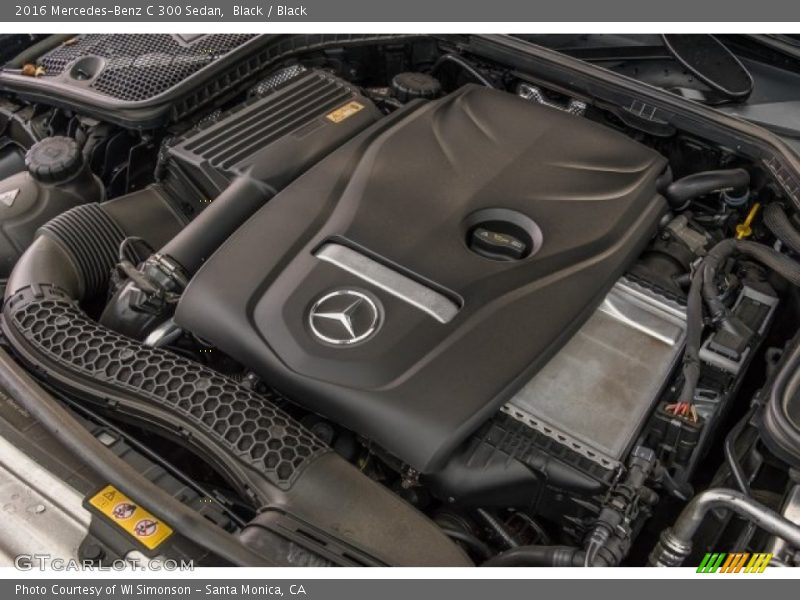 Black / Black 2016 Mercedes-Benz C 300 Sedan