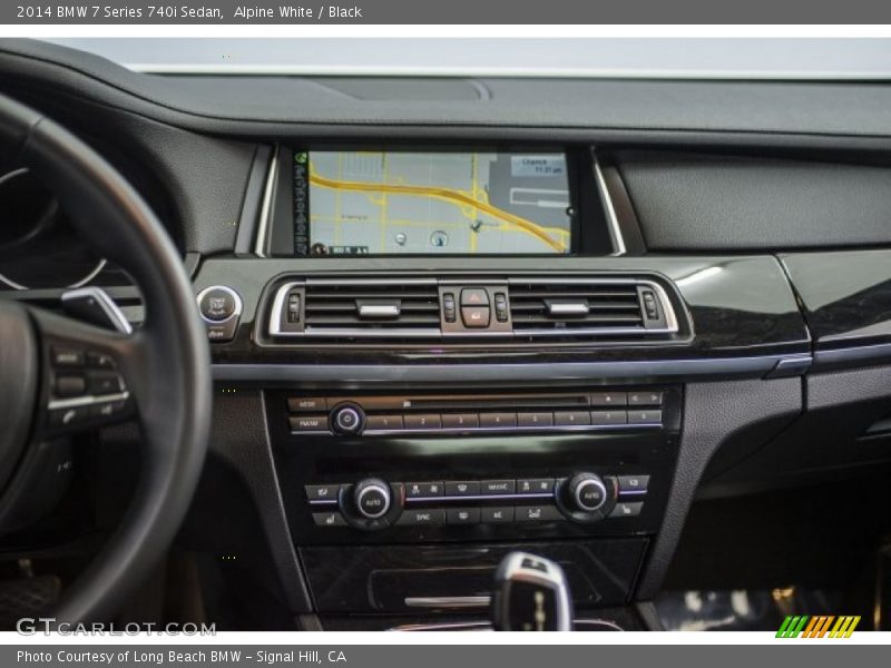 Alpine White / Black 2014 BMW 7 Series 740i Sedan