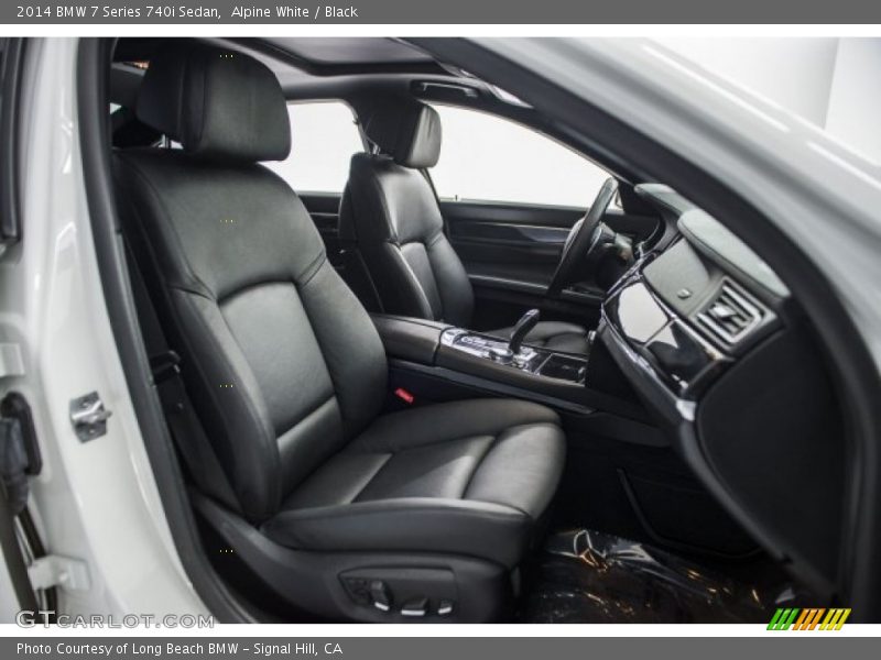 Alpine White / Black 2014 BMW 7 Series 740i Sedan