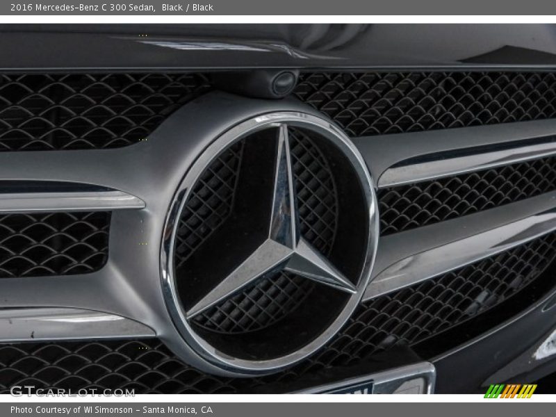 Black / Black 2016 Mercedes-Benz C 300 Sedan