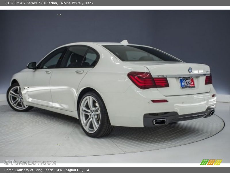 Alpine White / Black 2014 BMW 7 Series 740i Sedan