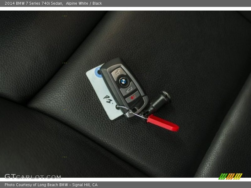 Alpine White / Black 2014 BMW 7 Series 740i Sedan