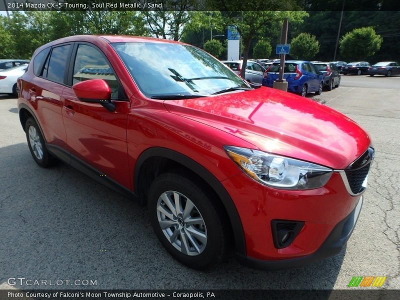 Soul Red Metallic / Sand 2014 Mazda CX-5 Touring