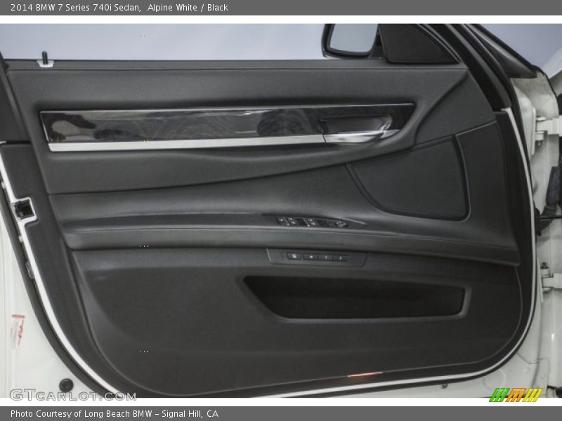 Alpine White / Black 2014 BMW 7 Series 740i Sedan