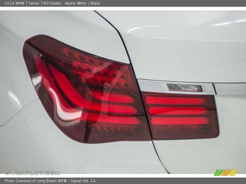Alpine White / Black 2014 BMW 7 Series 740i Sedan