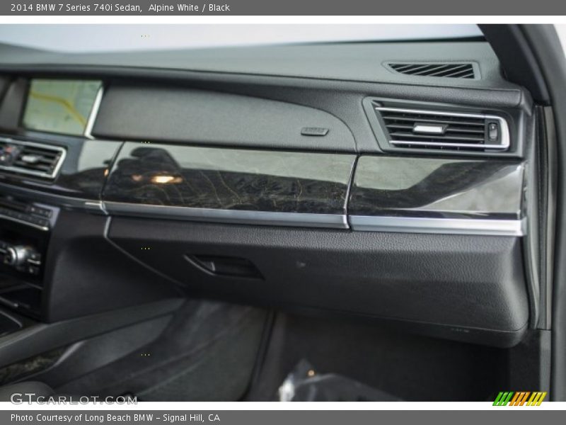 Alpine White / Black 2014 BMW 7 Series 740i Sedan