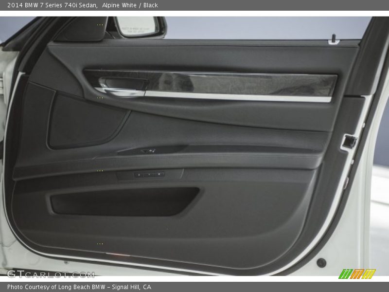 Alpine White / Black 2014 BMW 7 Series 740i Sedan
