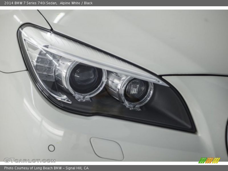Alpine White / Black 2014 BMW 7 Series 740i Sedan