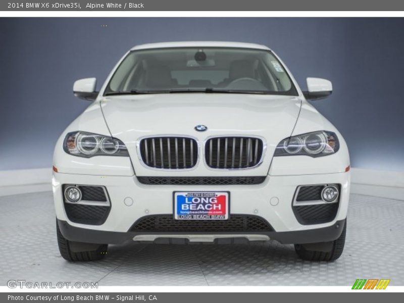 Alpine White / Black 2014 BMW X6 xDrive35i