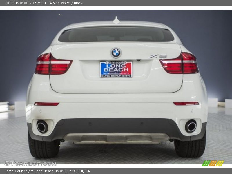 Alpine White / Black 2014 BMW X6 xDrive35i