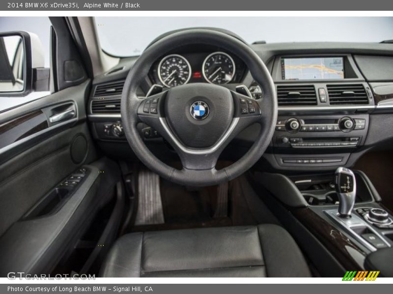 Alpine White / Black 2014 BMW X6 xDrive35i