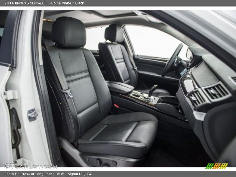 Alpine White / Black 2014 BMW X6 xDrive35i
