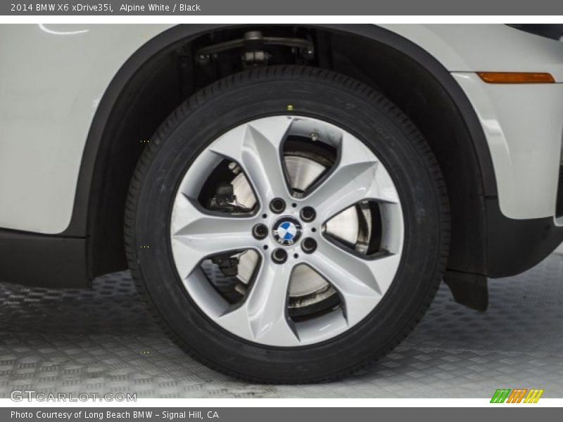 Alpine White / Black 2014 BMW X6 xDrive35i