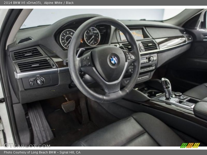 Alpine White / Black 2014 BMW X6 xDrive35i