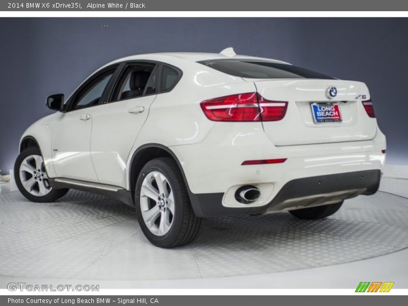 Alpine White / Black 2014 BMW X6 xDrive35i