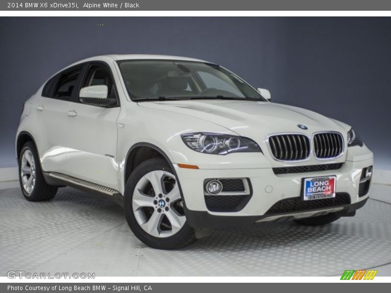 Alpine White / Black 2014 BMW X6 xDrive35i