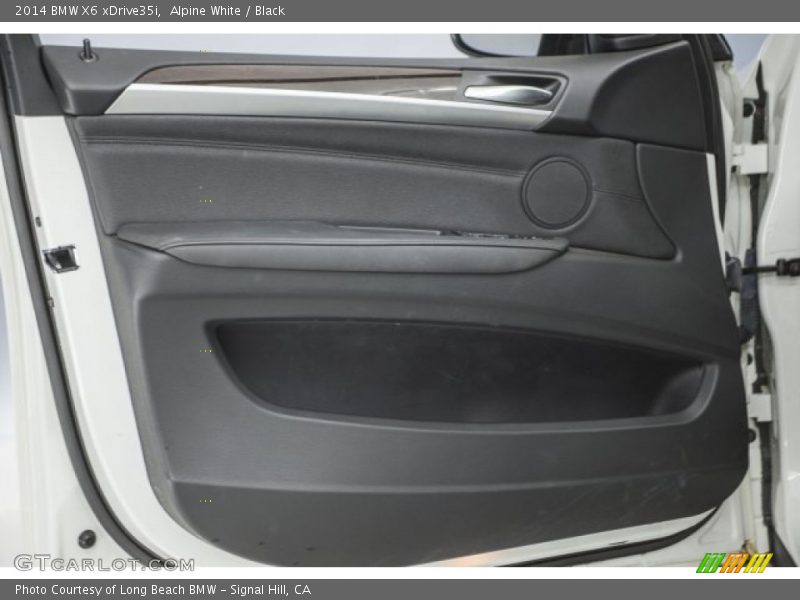 Alpine White / Black 2014 BMW X6 xDrive35i