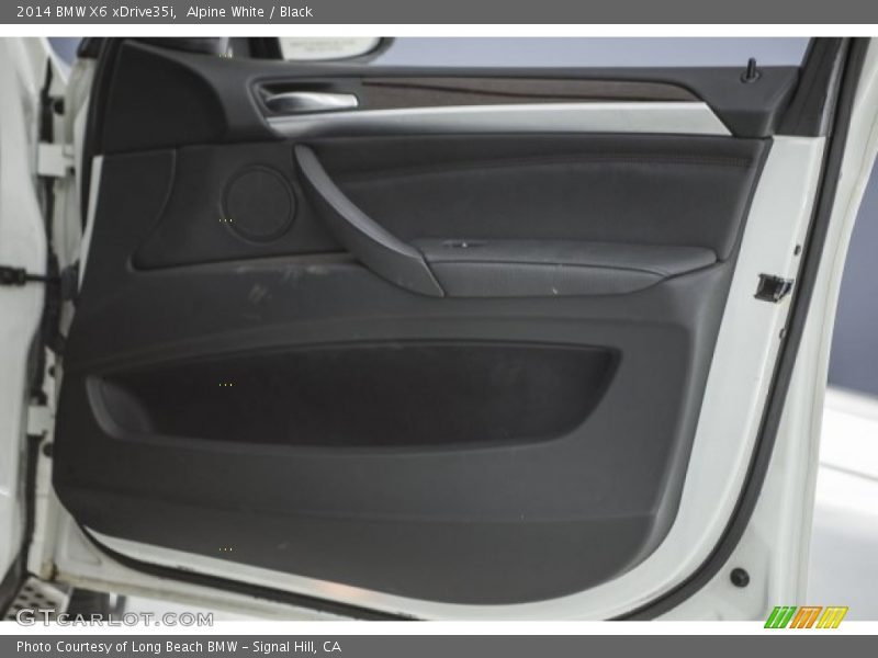 Alpine White / Black 2014 BMW X6 xDrive35i